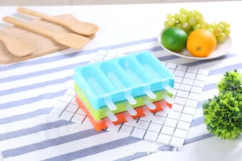 

1PC Ice Cream Mold Ice Lolly Moulds Freezer Ice Cream Bar Molds with Popsicle Sticks Ice lattice OK 0812