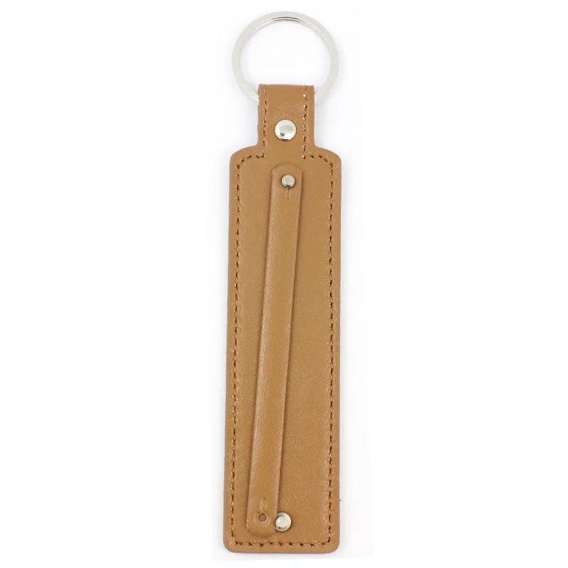 Wholesales PU Leather Key Chain For 8mm Slide Charms Personalized DIY Name Keychain For Jewelry Accessories