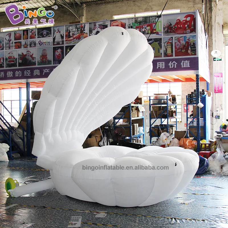 Dreamlike 3mH белый надувной гребешок с светодиодный для украшения/надувной морской раковины/моллюсков воздушный шар для демонстрации игрушек