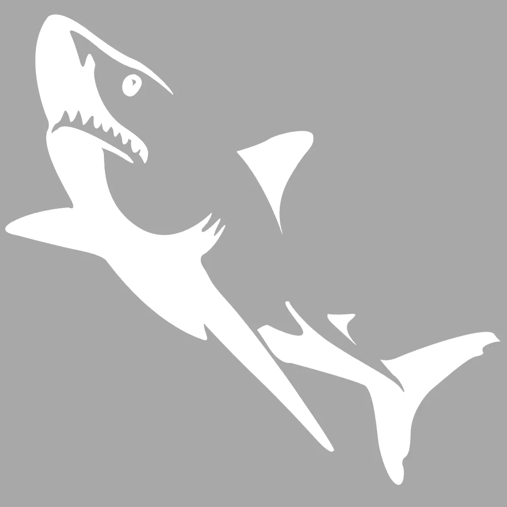 Jaws Shark Stencil Design, Painting Template 30x30 Cm, Walls, Tiles