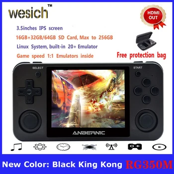 

WESICH RG350M Linux OS Retro Game Console Aluminum Alloy Shell 3.5" Full Lamination IPS Screen PS1 Emulators RG350 Game Player