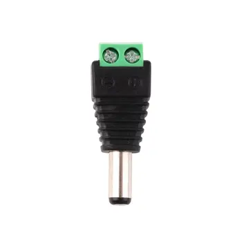 

Mini Portable DC 12V Plug Cable Adapter Connector Male For 5050 3528 LED Connector Strip Light Power Supply