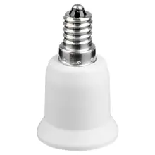 10 шт. Белый Регулируемый E14-E27 патрон лампы конвертеры светодиодный светильник лампа цоколь универсальный поворотный переходник конвертер