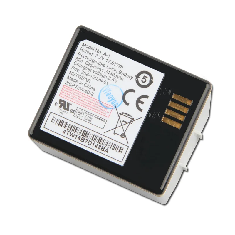 Сменный аккумулятор A-1 для камеры безопасности ARLO PRO/PRO 2 VMA4400 VMS4230P NETGEAR батареи камеры 2440 мАч
