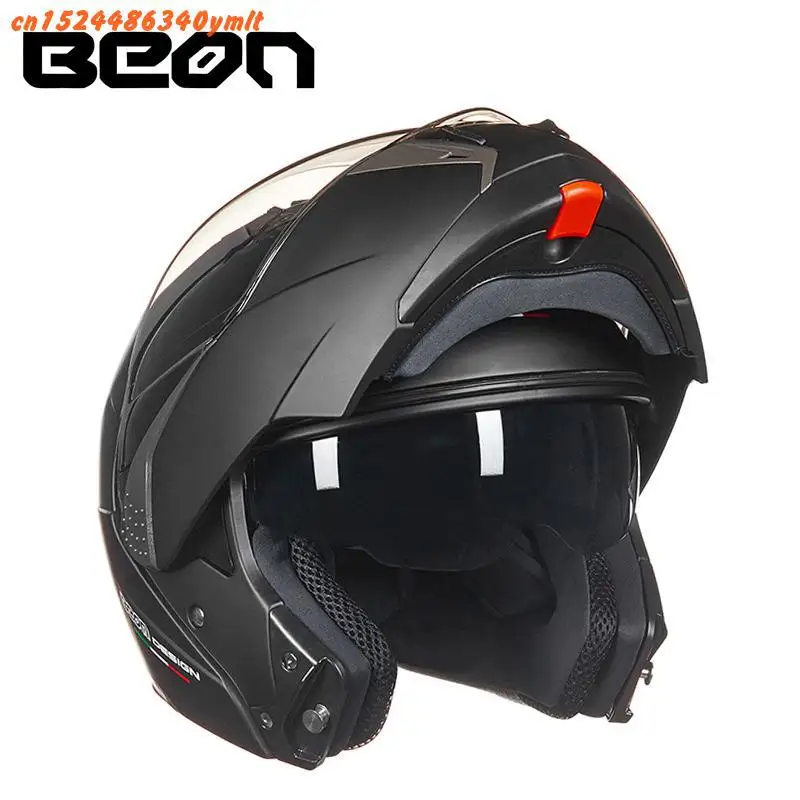 BEON B-700 мотоциклетный шлем Casco Moto Filp Up мотоциклетный шлем двойной козырек Полнолицевой гоночный мотошлем - Цвет: 5