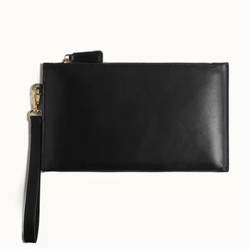 

Casual leather clutch