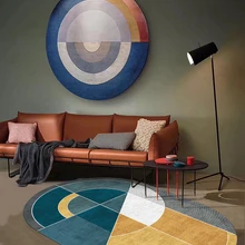 INS популярный современный геометрический Коврик для пола, легкий уход за волосами, Специальный домашний декоративный коврик с принтом, распродажа