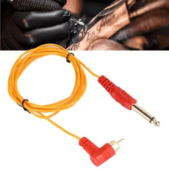 

Tattoo Clip Cord 6.35mm RCA Connector Tattoo Clip Cord for Tattoo Machine Device Connect The Tattoo Machine To The Power Supply