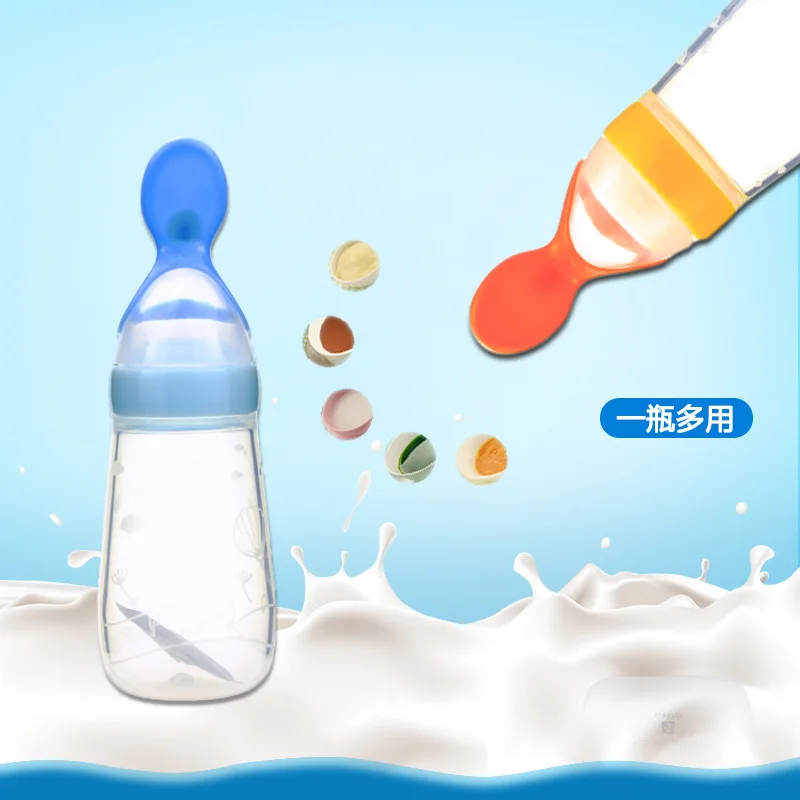 

Silica Gel Extrusion Type Feeding Rice Paste Bottle from Bottle Food Supplement Feeder Card Installed