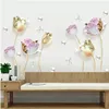 Tulips Wall Sticker Beauty Fridge 3D Wallpaper Teenager Vsco Girl Room Decoration Aesthetic Living Room Bedroom Decor Poster Art ► Photo 2/6