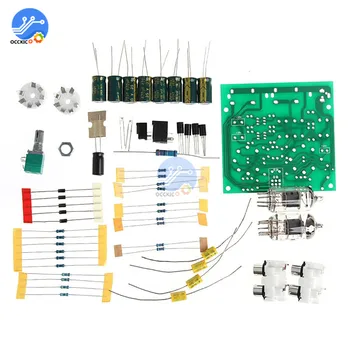 

6J1 Tube Preamplifier Headphone Power Amplifier Power Amp Tube Buffer DIY Kit Base on Music Fidelity X-10D Circuit