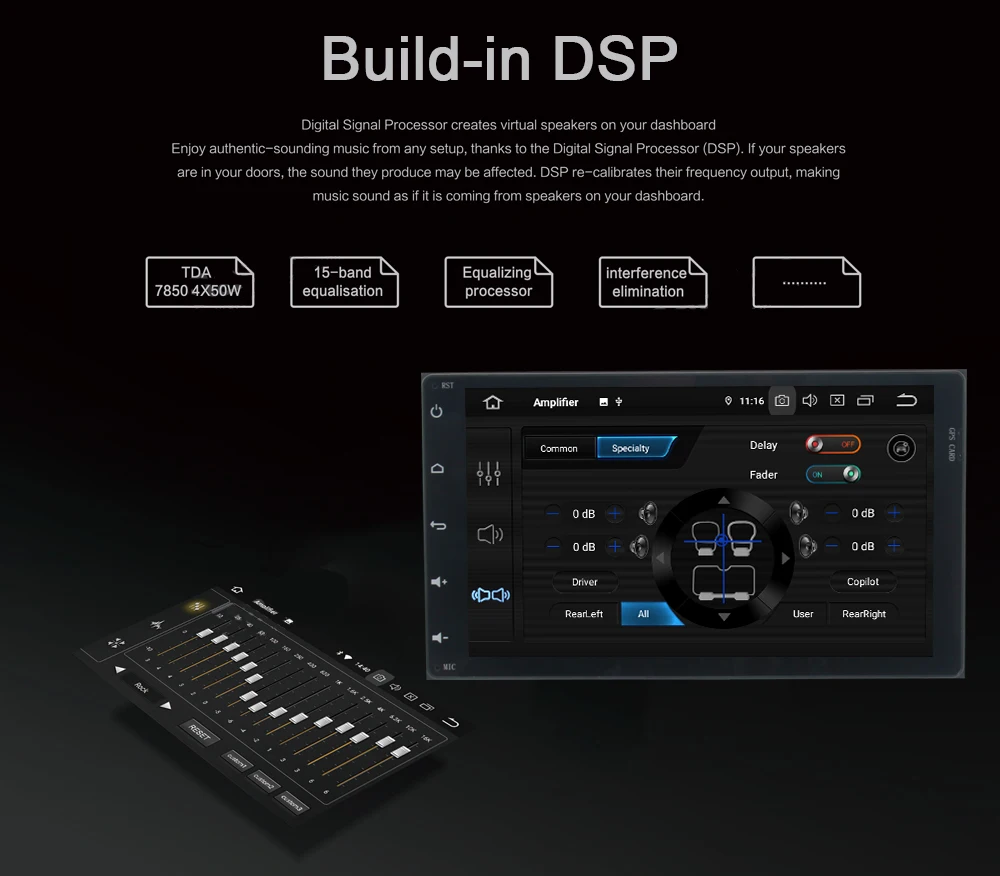 Dasaita Android 10.0 Car Radio for Toyota Corolla Auris Fortuner 2017-2020 Multimedia Navi DSP CarPlay 9