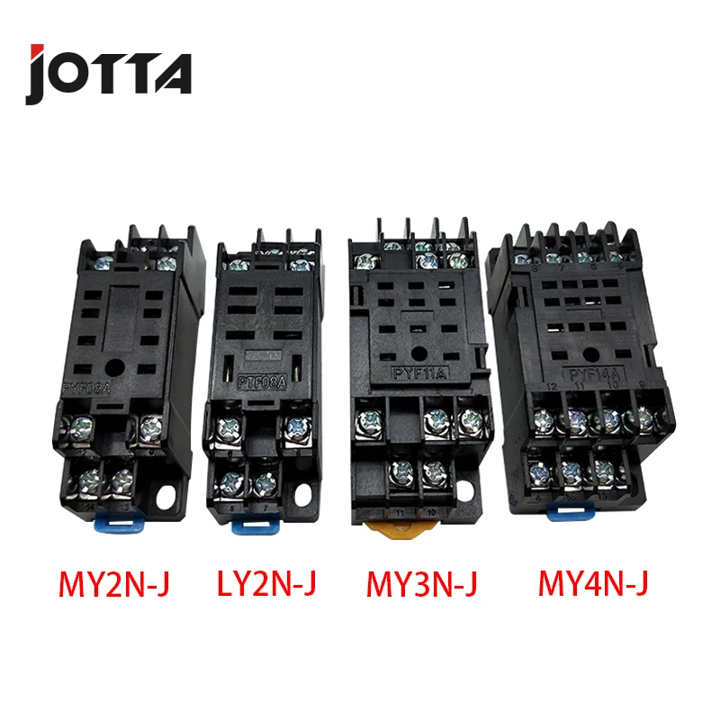 LY2N J/MY2N J/MY3N J/MY4N J/реле 12V DC coil высококачественный универсальный держатель DPDT micro