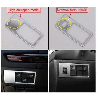 

Only for High-Equipped model For Mazda 6 M6 Atenza 2013-2017 Head Light Switch Control Cover Matt Interior Mouldings Trim 1pcs