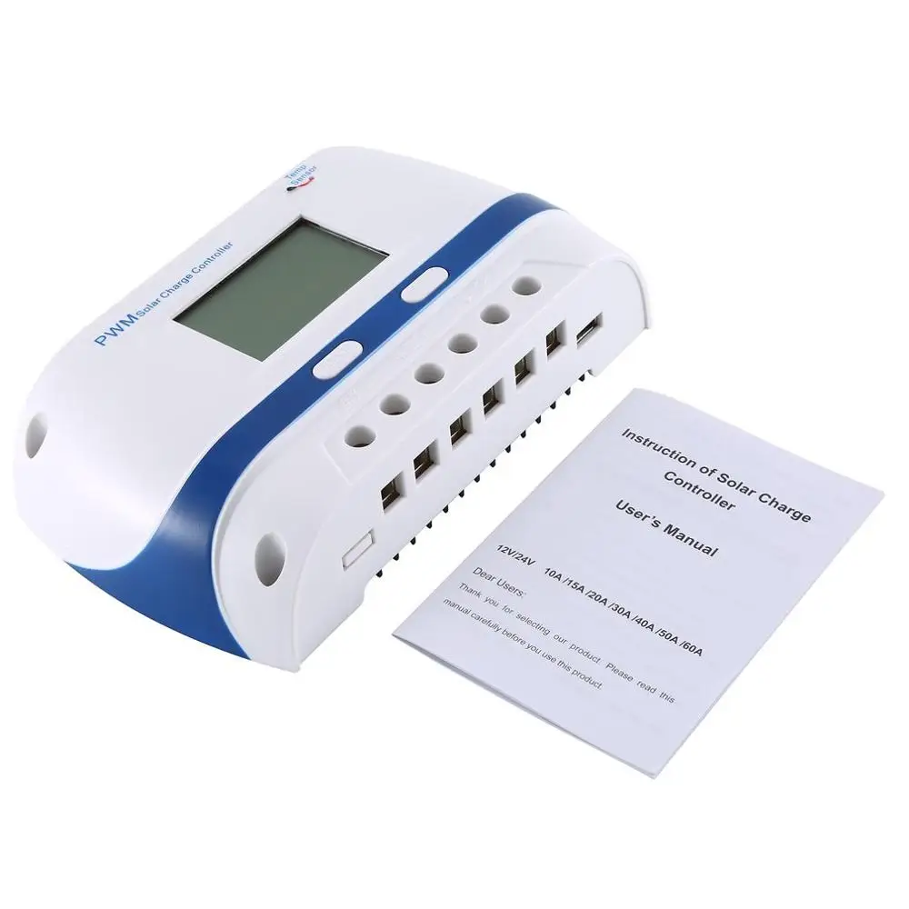 

Solar Charge Controller 50A Pwm Solar Battery Charger Solar Pv Regulators Solar Photovoltaic Regulator