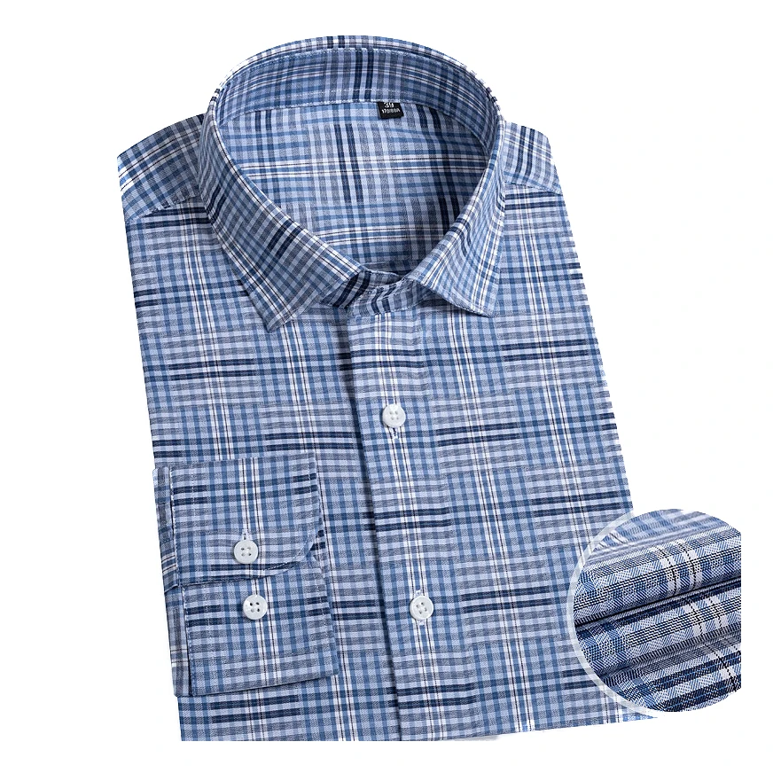 Luxury Stretch Dress Shirts 100s 2-ply High Quality 100% Cotton Business Shirts Comfortable Wrinkle Resistant Dress Shirts