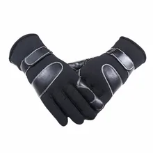 Men Ski Gloves Winter Breathable Plus Velvet Warm Gloves Outdoor Sports Skate Snowmobile Snowboard Mittens Screen Waterproof