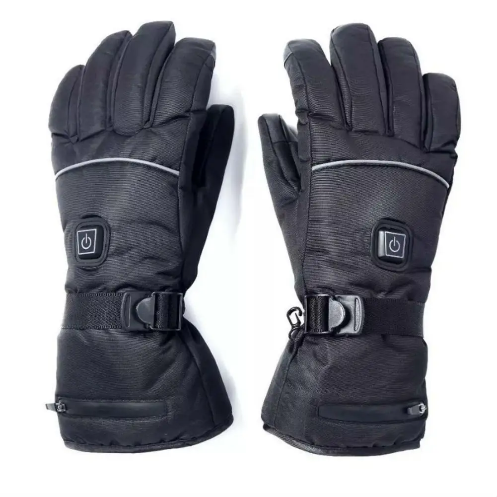 Новые перчатки с электроподогревом теплые, для сноуборда перчатки Зимние перчатки для езды на мотоцикле ветрозащитная Водонепроницаемая унисекс Водонепроницаемая перчатка