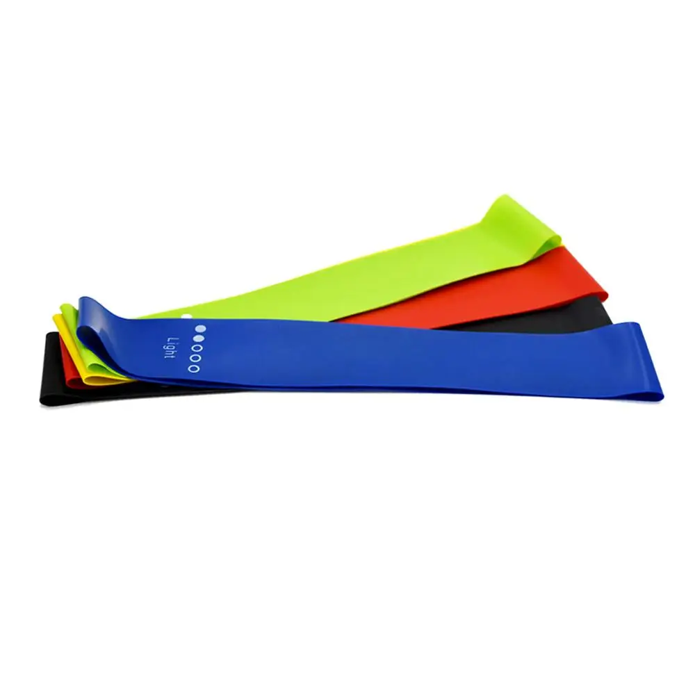5 цветов Йога сопротивление резинки Крытый открытый фитнес-оборудование спортивные тренировки эластичные полосы