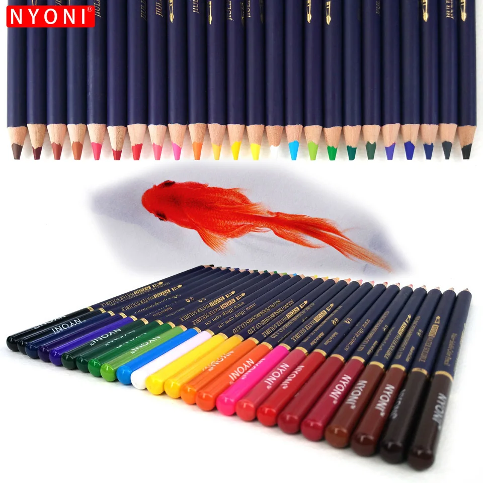 NYONI Water coloured pencil set 08