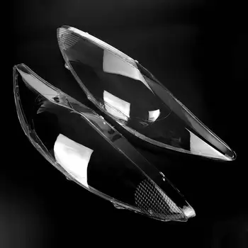 

2x Car Front Headlight Headlamp Lens Cover Trim Shell For Ford For Fiesta 2009 2010 2011 2012 2013 2014 Headlight Lens Cover