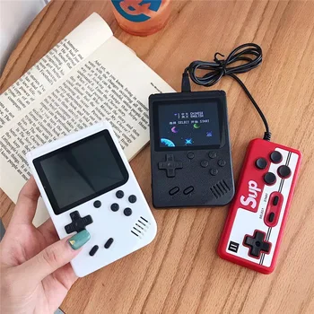 

400 In 1 Retro Portable Mini Handheld Gameplayers Video Game Consoles AV Out Connect TV HD Screen Two Players For Childhood