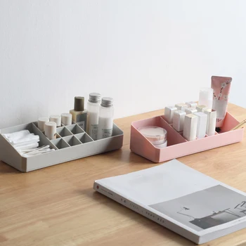 

PP Plastic Box Storage Of Cosmetics Jewelry Holder Makeup Organizer For Things Storage Boxes Home Organizer Small Items Baskets