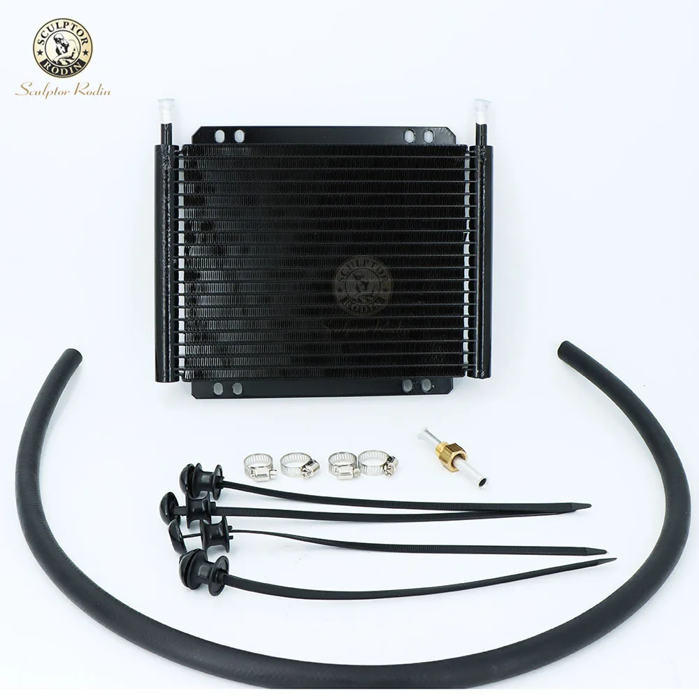 

Oil Cooler Aluminum Transmission Oil Cooler 20Row Automatic Stacked Plate Oil Cooler Radiator