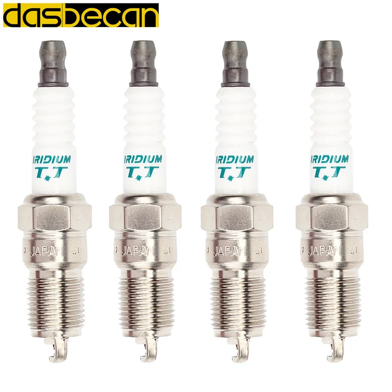 

Dasbecan 4 Pcs Iridium Spark Plug IKH16TT CET14P CET14PSB For Toyota Carmy 2.4L