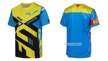 

New One Delicate Fox Quick Dry Short Sleeve 360 Racing Summer Short Sleeve Motocross Motorbike Street Riding T-shirt