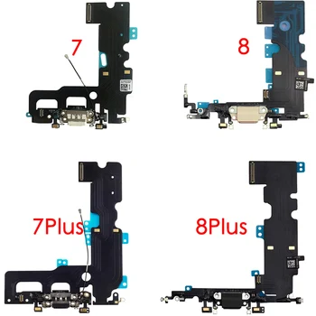 

Charging Dock Flex Cable For iPhone 7 7 Plus 8 8 Plus Connector Data With Headphone Jack USB Charger port