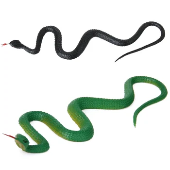 

Simulation Rubber Snake Fake Artificial Faux Snake Model Toy Snake Fake Animal Gift Halloween Party Supplie random color