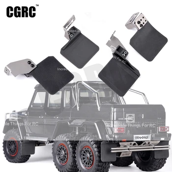 

4pcs Front Rear Rubber Fender Mudguard With Metal Bracket For 1/10 RC Crawler Car Traxxas TRX4 G500 TRX6 G63 DIY Part