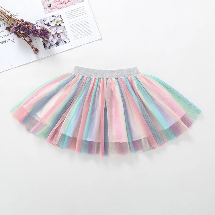 Girls multi-coloured tutu skirt size 2,3,4 