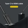 Oaoyeer USB C to HDMI Adapter 4K 30Hz Cable Type C HDMI for MacBook Samsung Galaxy S10 Huawei Mate P20 Pro USB-C HDMI Adapter ► Photo 3/6