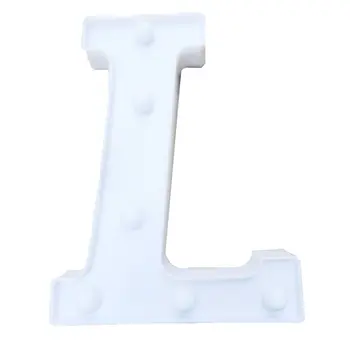 

INS hot English letter light LED symbol modeling lamp wedding digital light birthday proposal white light