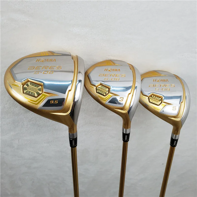 Golf club HONMA S 06 4 звезды полный набор golf графитовый или стальной вал без чехла|Клюшки