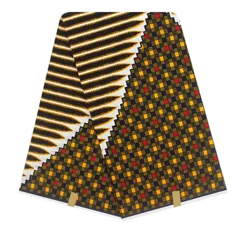 

6 Yards African print ankara fabric java craft kitenge chitenge/Pagnes/Tissues Africain/ Lapa Y-84