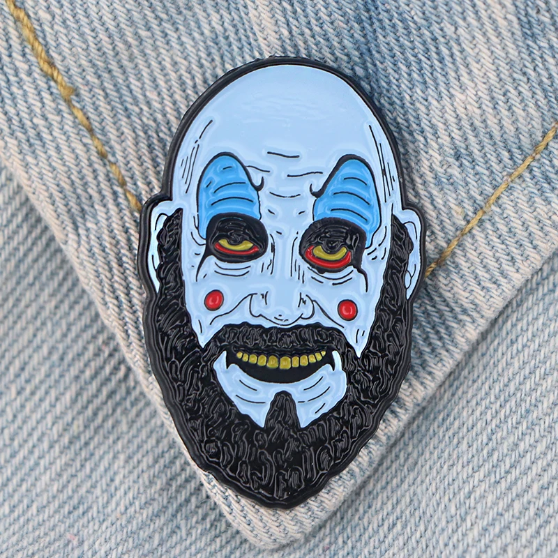 K1059 Hellraiser Trick 'R Treat Хэллоуин ужас убийца металлические эмалированные булавки и броши для женщин и мужчин нагрудные значки детские подарки