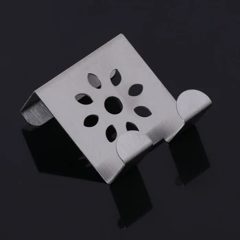 

Creative Over Cabinet Drawer Hook Stainless Steel Double Kitchen Towels Hooks LX9C