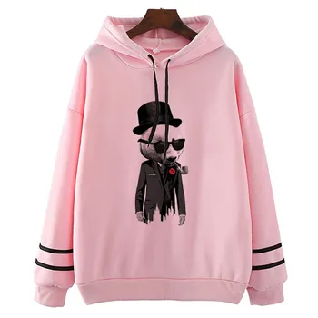 

Gentleman Panda Flower Hoodies Women　Graphic Hoodiess Print O Neck Hip Hop　Plus Size Aesthetic Camiseta Masculina