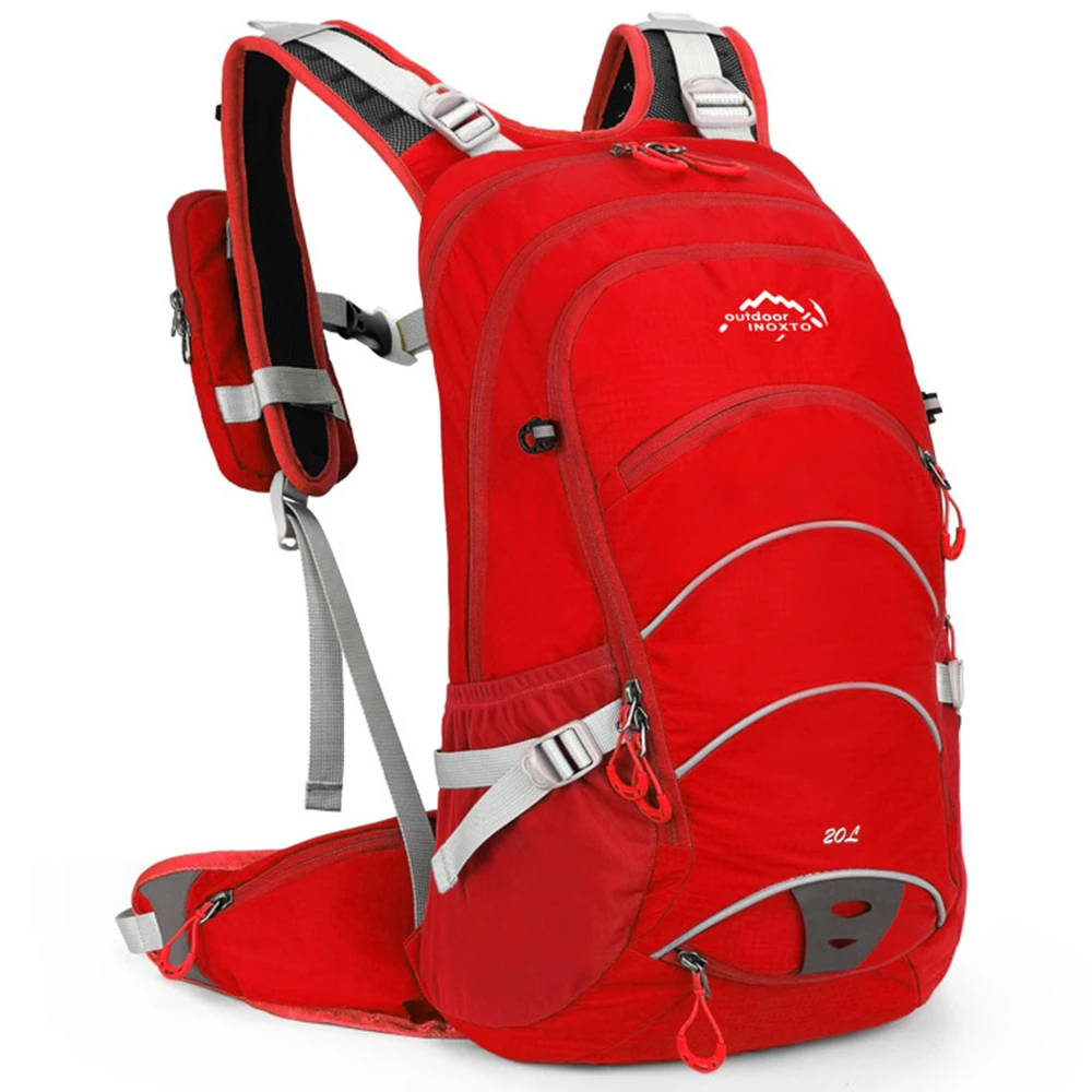 

20L Cycling Bags Backpack Waterproof Men Women Bike Backpack with Helmet Net for Running Cycling Hiking Biking Camping
