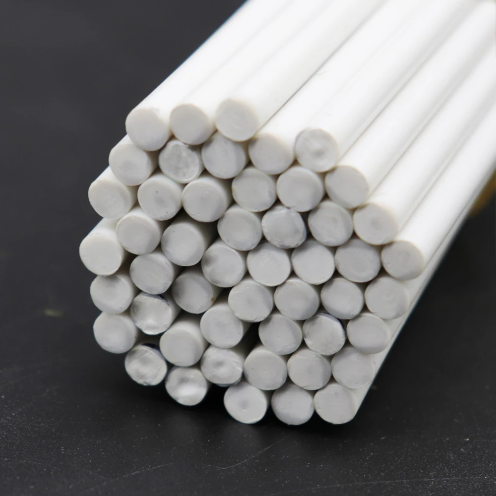 Sourcing Map Asta In Plastica ABS Rotonda Bianca Solida Barra 3 Mm X 250 Mm Per Fai Da Te, Modello Architettonico, Tavolo Di Sabbia Fai Da Te, Confezione Da 5 - Foto 4