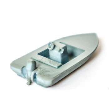 

5 X 2.2 X 1cm/2.8 X 1.2 X 0.5cm 1:87 HO Scale Miniature Speedboat Train Architectural Scene Sand Table Railway Accessories New