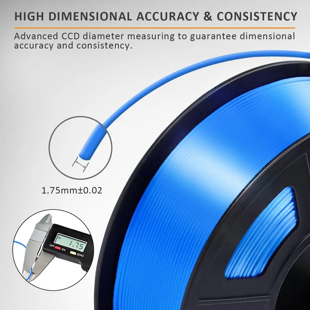 OVERTURE Rock PLA Filament 1.75mm, Marble PLA 3D Printer Filament 1kg Spool  (2.2lbs), Dimensional Accuracy +/- 0.02 mm, Fit Most FDM Printer (Rock