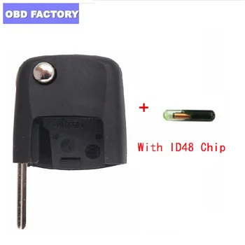 

10Pcs/Lot New Replacement Square Flip Remote Key Head Fob With ID48 Chip for VW Volkswagen Beetle Passat Golf Jetta Touareg