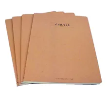 S7 блокнот 16K студенческие упражнения мальчик младшая школа B5 Ноутбук Kraftpaper большой размер английская домашняя книга