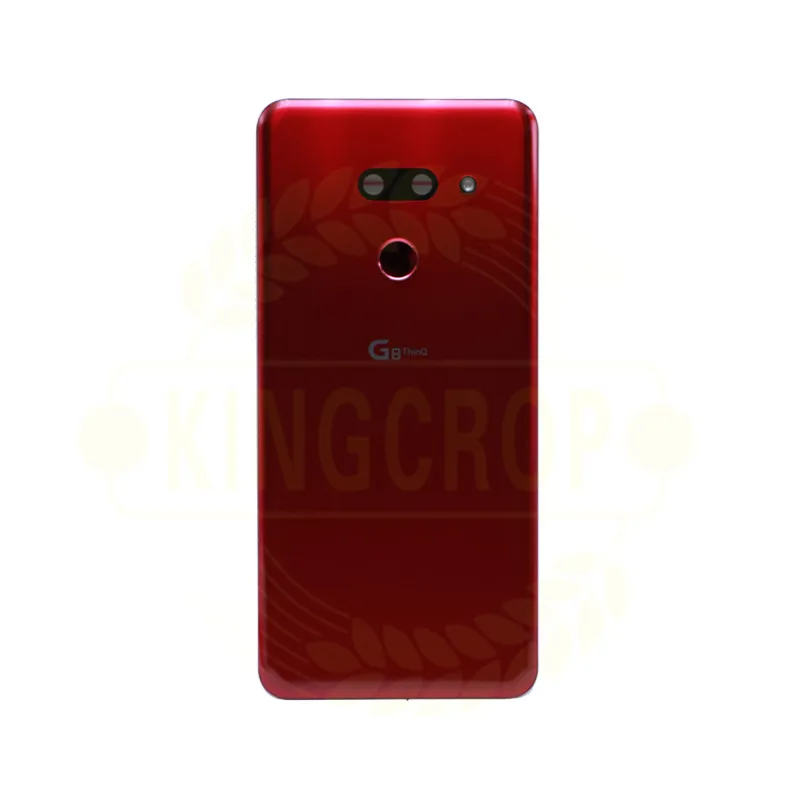 Для LG G8 ThinQ Крышка батарейного отсека двери G820 G820N G820QM7 LMG820UM2 задняя крышка корпуса с пластыревый заменитель части