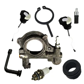 

Filter Chainsaw Oil Pump Spark Plug For Stihl 026 MS260 024 MS240 Metal