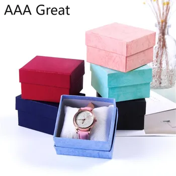 

200Pcs/Lot Paper Gifts Packaging Box Kraft Cardboard Handmade Boxes Watch Christmas Decorations Wedding Birthday Party Present